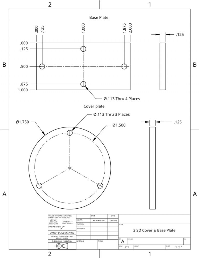 3 SD Cover & Base